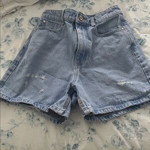 Zara Light Blue Jean Shorts